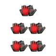 thumbnail image 1 of bedienty 1 Paire Gants de Cyclisme Antidérapants Respirants Antichoc Rouges m 5Ensemble, 1 of 6