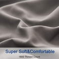 thumbnail image 5 of Sonoro Kate Bed Sheet Set Super Soft Microfiber 1800 Thread Count Luxury Egyptian Sheets 18-Inch Deep Pocket Wrinkle and Hypoa, 5 of 5