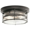 thumbnail image 2 of Kichler Lighting - Two Light Outdoor Ceiling Mount - Outdoor Flush & Semi Flush, 2 of 2