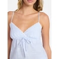 thumbnail image 4 of No Boundaries Cotton Babydoll Cami with Crochet Trim, Women’s XXS-XXL, 4 of 5