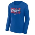 thumbnail image 2 of Women's Logo Athletic Royal Buffalo Bills Grip Long Sleeve T-Shirt, 2 of 3