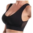 thumbnail image 5 of Women Bras 3-Pack Sports Bra Without Wire Free Support Yoga Running Vest Underwears Sports Bras for Women Multicolor5 M, 5 of 8