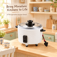 thumbnail image 4 of RAIRSKY Mini Electric Cooker Simulation Rice Cooker Model Mini House Electric Rice Cooker Decor Kitchen Rice Cooker, 4 of 6