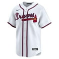 thumbnail image 2 of Men's Nike Jarred Kelenic White Atlanta Braves Home Limited Player Jersey, 2 of 3