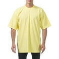thumbnail image 1 of Pro Club Men's Heavyweight Cotton Short Sleeve Crew Neck T-Shirt,Yellow,XL, 1 of 5