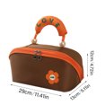 thumbnail image 3 of Oversized Portable Cosmetic Bag Practical Polyester Toiletry Organizers for Daily Use Travel Essential, 3 of 9