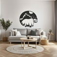 thumbnail image 5 of LaModaHome Rustic Bear Pattern Wall Art, Durable Metal Decor, Perfect Christmas Gift, Unique Animal Design Home Decoration, Nature InspiredHome Decoration Gift -11.8"x11.8"/30x30cm, 5 of 5