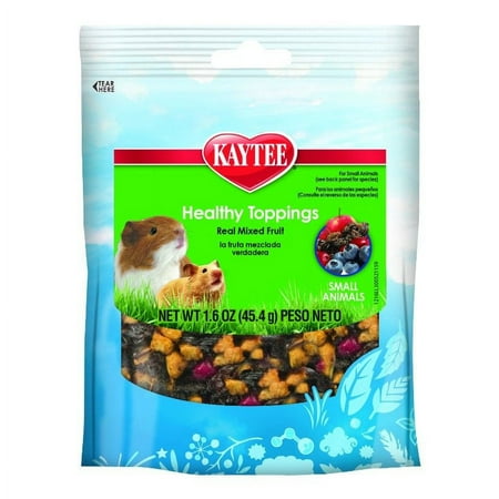 UPC: 0071859942728 | Kaytee Fiesta Healthy Toppings Mixed Fruit – Small Animals