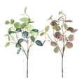 thumbnail image 5 of Dream Lifestyle 33.5‘’ Artificial Eucalyptus Garland Long Silver Dollar Leaves Foliage Plants Greenery Fake Plastic Branches Greens Bushes Silk Flower Plants Home Decor, 5 of 8