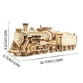 thumbnail image 2 of Wooden Steam  Model Kit,3D Puzzle Assembly Toy for Adults & Kids, Intellectual Development, 4 to 5 Hours Build Time, Retro  Replica, Educational, 2 of 7