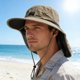 thumbnail image 2 of Sombrero de sol de ala ancha para exteriores con protección solar,chal cortavientos y transpirable.Sombrero de pescador para viajes.Sombrero con protección UV para la playa,senderismo y ocio., 2 of 6