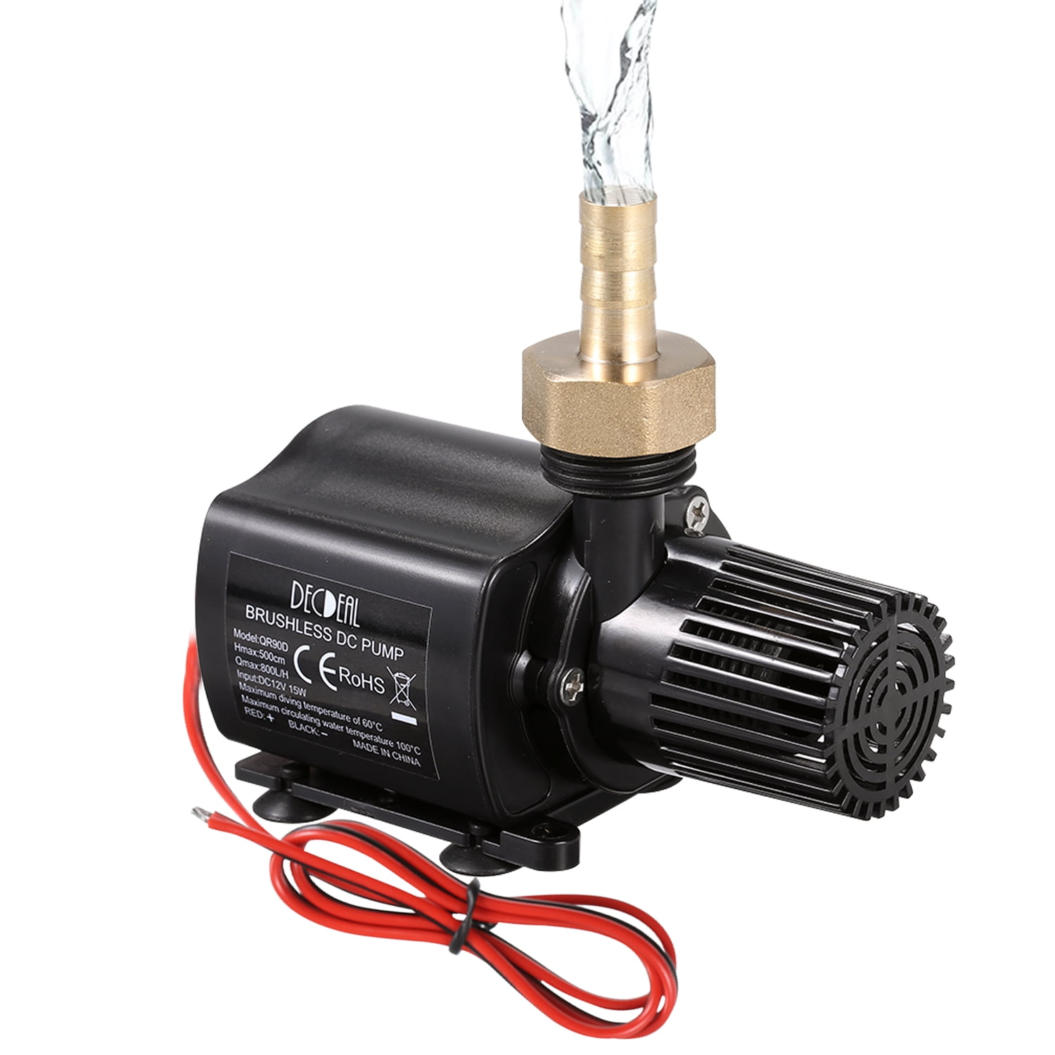 Mini Ultra Quiet DC 12V 1000L/H Flow Rate Waterproof Water Circulation Pump 