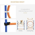 thumbnail image 4 of PawHut 4 Pcs Dog Agility Training Equipment w/ Adjustable Hurdle Jump Ring, 4 of 10