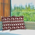 thumbnail image 5 of GZHJMY Christmas Buffalo Plaid Deer Throw Pillow Cases Pillow Covers 1 Pack Cushion Cases with Zipper for Sofa Couch Bedroom Christmas Winter Holiday 16x16 Inch Home Decor, 5 of 6