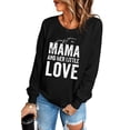 thumbnail image 4 of POGLIP T-Shirt à Manches Courtes Col Rond Imprimé Motif Rose Kaki pour Femmes, 4 of 6
