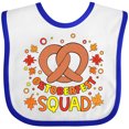 thumbnail image 3 of Inktastic Oktoberfest Squad Fall Leaves Pretzel Boys or Girls Baby Bib, 3 of 4