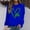 Blue, variant on st patricks day shirt Crewneck Plaid Shamrock Pullover Irish Sweatshirt Graphic Tee Top Graphic Pullover Top Crewneck Long Sleeve Top Long Sleeve Graphic Tops Tunics for Women Green 3XL
