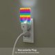 thumbnail image 5 of Fotbe Bright Rainbow Luz Nocturna LED, Luz de Noche con Sensor de Luz Natural de Anochecer a Amanecer, Se Enchufa a la Pared, Blanco Cálido 0.5W-UK, 5 of 7