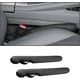 thumbnail image 1 of Relleno de espacio para asiento de automóvil, relleno de espacio para asiento de cuero de microfibra de 2 piezas, accesorio GM (negro), 1 of 4
