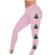 thumbnail image 4 of Pantalones moldeadores de moda para mujer, leggings con estampado navideño y pantalones elásticos deportivos para yoga, pantalones para mujer, 4 of 5