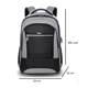thumbnail image 2 of Mochila Belug De Viaje Laptop Gran Capacidad negro gris, 2 of 5