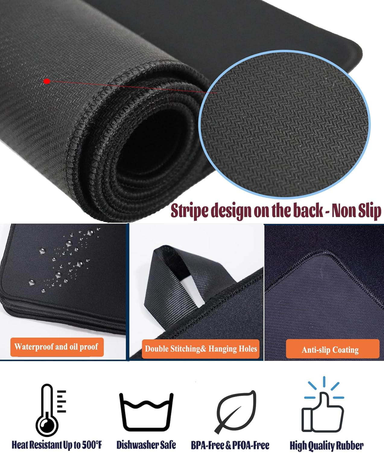 Stove Top Covers, Extra Large Stove Top Cover for Electric, Anti-Slip Waterproof Flat Top Oven Cover Mat Cooktop Cover Protector,Glass Stove Top Protector Expand Stove Space