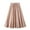 Pink, variant on yillto Cotton Linen Skirts for Womens Elastic Waist Pleated Flowy Summer Beach Boho Loose Long Skirts