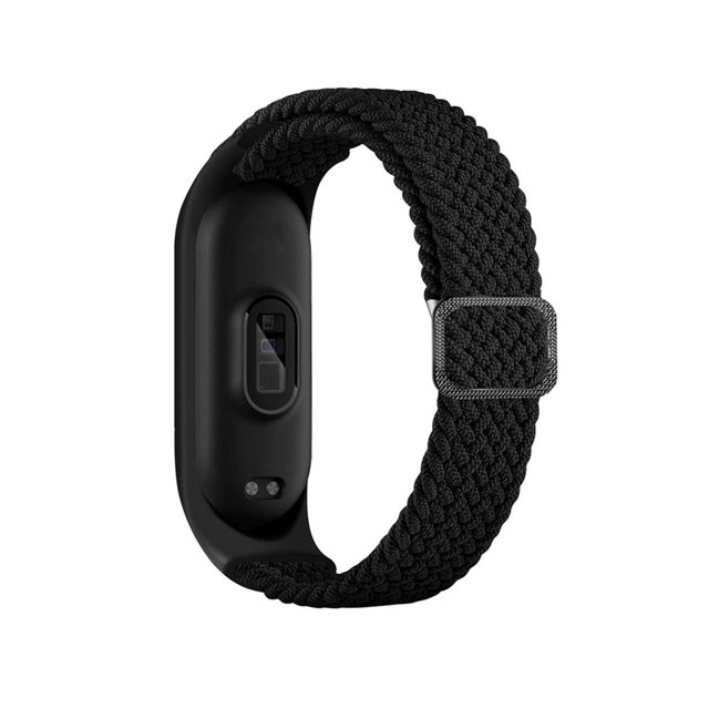 Cateissary Correa de repuesto trenzada de nailon, correa de , correa de reloj de nailon, de repuesto trenzada de nailon Compatible con Band 7/8 Relojes inteligentes Negro 567 Modelo