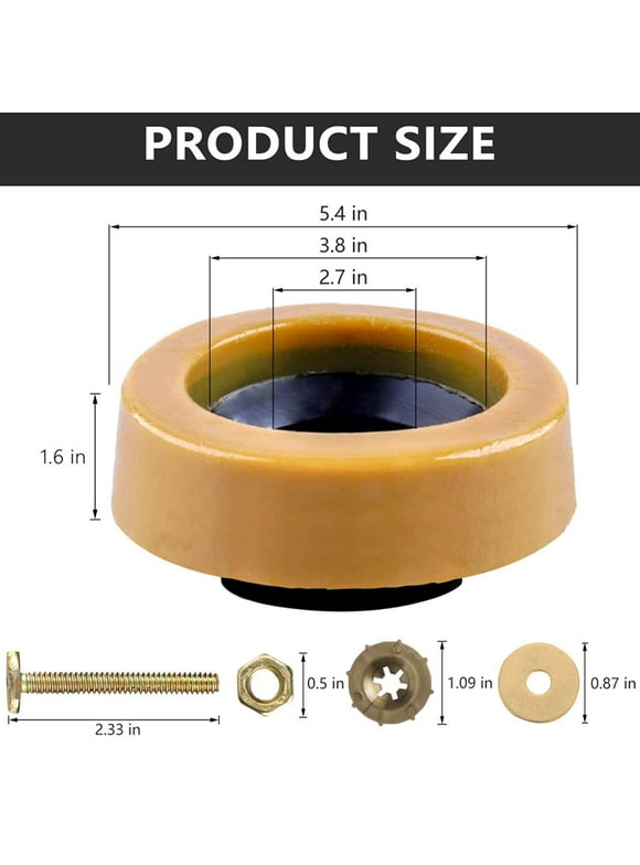 Toilet Seals, Gaskets & Wax Rings in Toilet, Urinal and Bidet Parts and