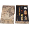 thumbnail image 3 of Dip Calligraphy Pen - Set Vintage Fine Calligraphy Pen Set Seal Stamp Dip Pen Gift, 3 of 5