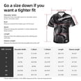 thumbnail image 5 of Lsque The Binding of Isaac Pattern Hawaiian Shirt for Men Unisex Summer Beach Casual Short Sleeve Cotton Linen Button Down Shirts-Large, 5 of 6