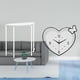 thumbnail image 2 of Mesita de noche de acrílico,Mesa auxiliar de acrílico transparente Mesa auxiliar transparente en capas,Mesa pequeña de acrílico,mesita de noche pequeña,compacta,Reloj de pared,Reloj de, 2 of 8