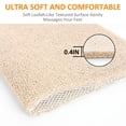 thumbnail image 6 of RLESO Non Slip Bathtub Mat,Anti Slip Shower Mat,Pvc Loofah Shower Mat Bathtub Mat Non Slip - 17.7X30 Inches,Quick-Drying Textured Bathroom Mat Without Suction Cups - Beige, 6 of 7