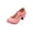 Pink Sandals for Kid, variant on hopeusnice Girl's Patent Leather Flats Closed Toe Shiny Lightweight with On Closure for Special Occasions and Performances Black 26