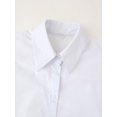 thumbnail image 4 of Camisa de popelina de rayas laterales blancas versátil de moda para mujer de HH TRAF, camisa informal elegante de manga larga con solapa y botonadura sencilla, 4 of 4