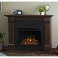 thumbnail image 2 of Bowery Hill Red Oak Chestnut Oak/Black Electric Fireplace Rectangular Adjustable Thermostat 63" Assembled, 2 of 8