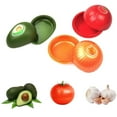 thumbnail image 3 of Durable Fruit Vegetable Crisper Jars Kitchen Gadget Onion Saver Box Avocado Keeper Tomato Storage Container Food Sealed Storage Box ONION, 3 of 5