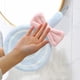 thumbnail image 5 of Toalla De Mano De Fibra De Poliéster Paquete de 1 paño de cocina azul grueso y suave para secarse las manos y los platos. JASKFLY, 5 of 8