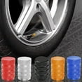 thumbnail image 2 of 4 Pack Tire Valve Caps, Anodized Aluminum-Plastic Composite Tire Valve Caps with Integrated Plastic Sleeve, Universal Fit,Suitable for Cars, Trucks, and Motorcycles, 2 of 8
