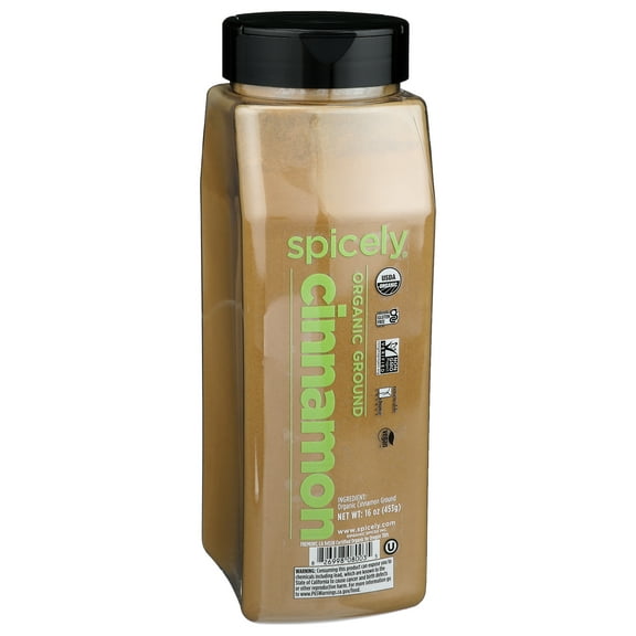 Spicely Organics Cinnamon Ground Club Size Certified Gluten Free