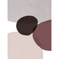 thumbnail image 2 of Urban Epiphany 15x18 White Modern Wood Framed Museum Art Print Titled - Mid Century ColorDew Burgundy 9, 2 of 4