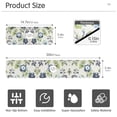 thumbnail image 3 of Yayeee Faucet Mat for Kitchen Sink 14.7" Diatomite Long Splash Guard Pad, Light Floral Pattern, 2 Pack, 3 of 7