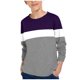 thumbnail image 2 of Blusas y camisas de manga larga con cuello redondo para niños, blusas de moda para niños de tallas medianas y grandes, blusas casuales y cómodas para niñas, blusas de poliéster para niñas., 2 of 8