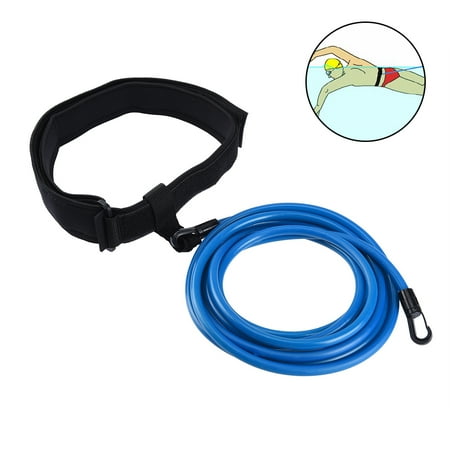 Resistance Training Belt RUNACC Swimming Resistance Belt Adjustable Swim Training Bungee Durable Swimming Belt for Resistance Training ()
