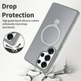thumbnail image 2 of Allytechgroup for Samsung Galaxy S23 Ultra Case, [Compatible with Magsafe] Matte Back Cover with Ring Holder Kickstand Shock-Absorbent Bumper Phone Case for Samsung Galaxy S23 Ultra,Gray, 2 of 6