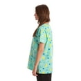 thumbnail image 2 of Just Love Women's Medical V-Neck Scrub Tops (Aqua - Moon and Stars, X-Large), 2 of 3