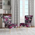 thumbnail image 2 of Designart « Pink Grey Pink White Shells Seashore composition » Fauteuil d'Appoint Rembourré à Animaux Roses - Fauteuil Moderne pour Chambre, 2 of 7