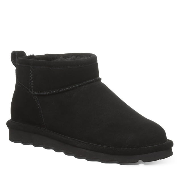 Botín BEARPAW Shorty para mujer, color negro, talla 8, invierno