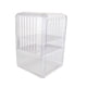 thumbnail image 3 of Organizador de botellas de agua de acrílico, resistente, a prueba de polvo, fácil de limpiar, soporte de almacenamiento para gabinete de escritorio, grande, 3 capas, blanco, 3 of 5