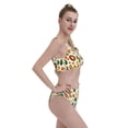thumbnail image 4 of Vsdgher Womens High Waisted Bikini Sets Two Piece Swimsuit Lemon Fruits Vegetables Print Tummy Control Bathing Suit-Large, 4 of 8